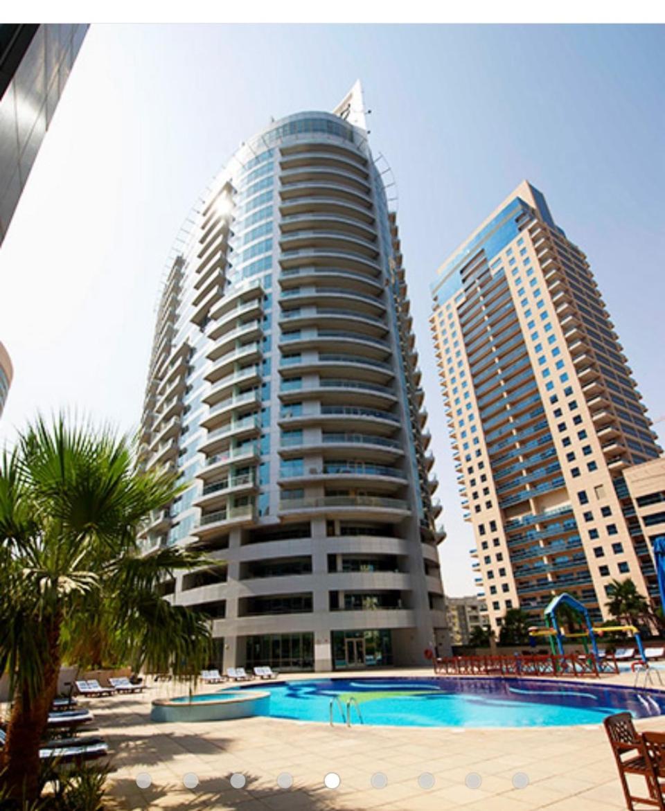 Marina View With Pool, Gym, Tennis Court, 5 Mins To Beach Дубай Екстер'єр фото